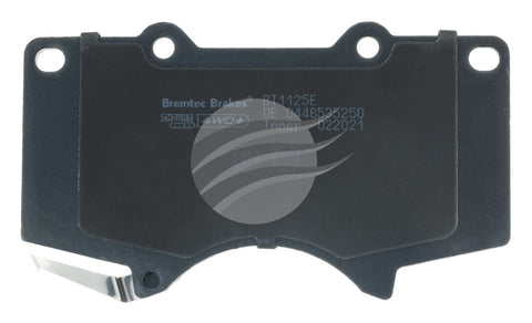 Bremtec ENDURE BT1125E 4WD CERAMIC + ZERO DUST FRONT Brake Pad Set