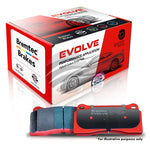 Bremtec EVOLVE BT1125EV550 HYBRID-CARBON HIGH PERFROMANCE CERAMIC Front Brake Pad Set